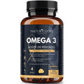 Omega 3 2000 mg Naturcuore, bote de 240 perlas de aceite de pescado de anchoa salvaje