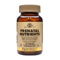 Solgar Nutrientes Prenatales, 120 comprimidos: envase, vista frontal