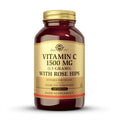 Solgar Rose Hips Vitamina C 1500 mg con Escaramujo, 180 comprimidos: envase, vista frontal