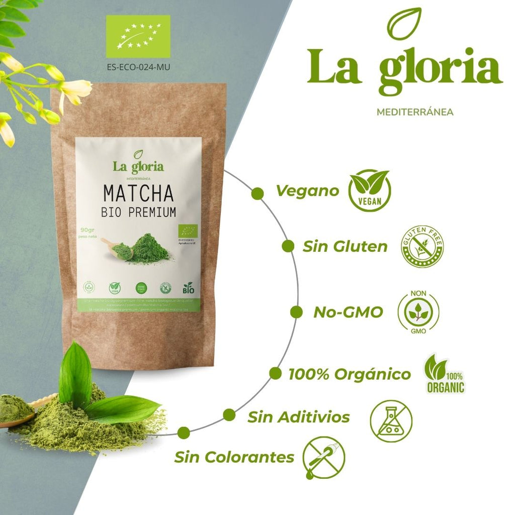 Té matcha ecológico grado premium La Gloria Mediterránea
