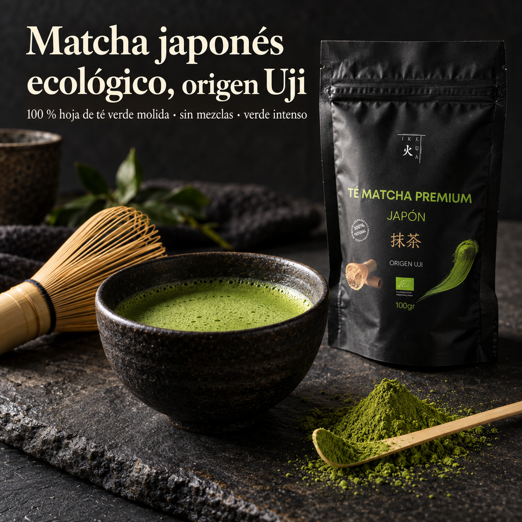 Té matcha japonés ecológico origen Uji – Ikura 100 g